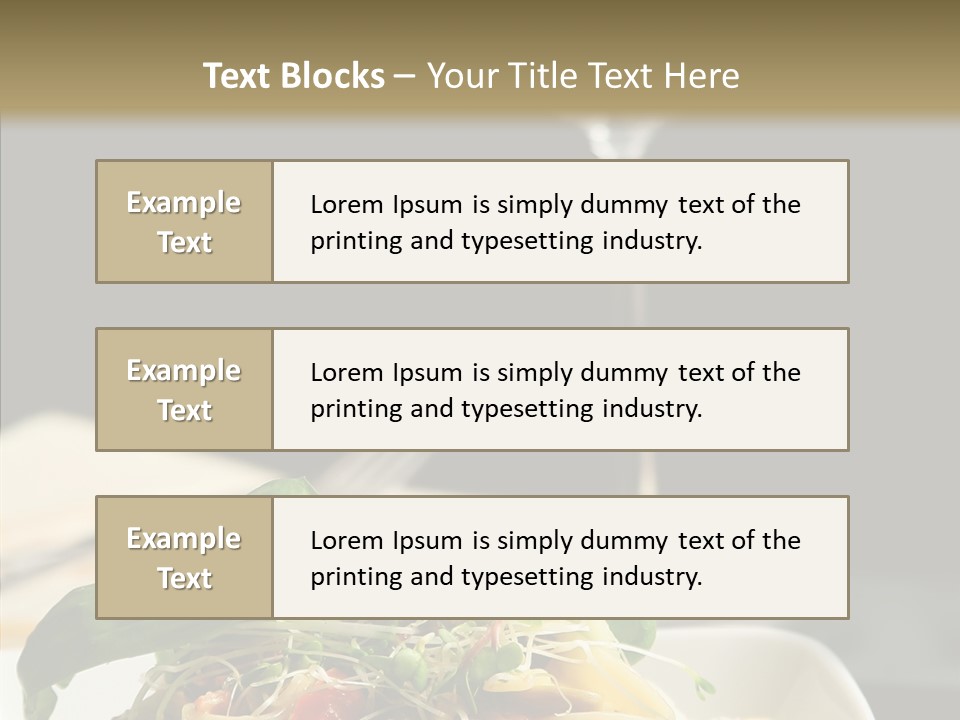 Cheese Dish Plate PowerPoint Template