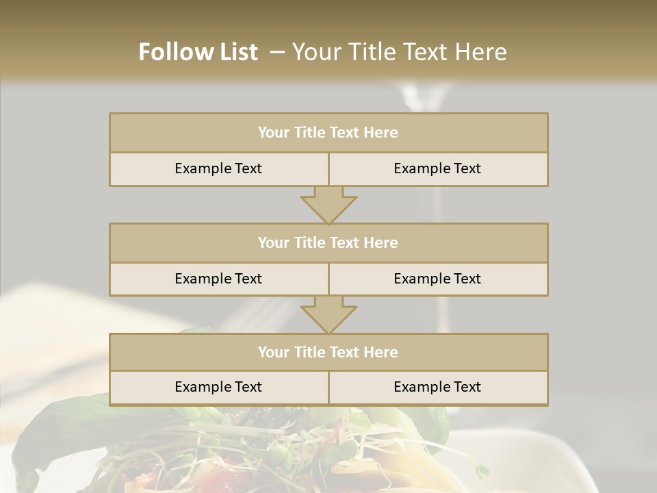 Cheese Dish Plate PowerPoint Template