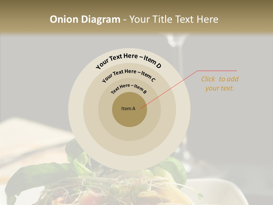Cheese Dish Plate PowerPoint Template