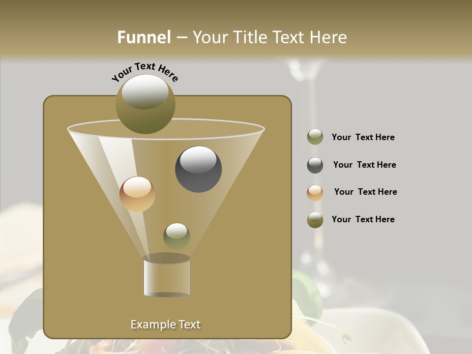 Cheese Dish Plate PowerPoint Template