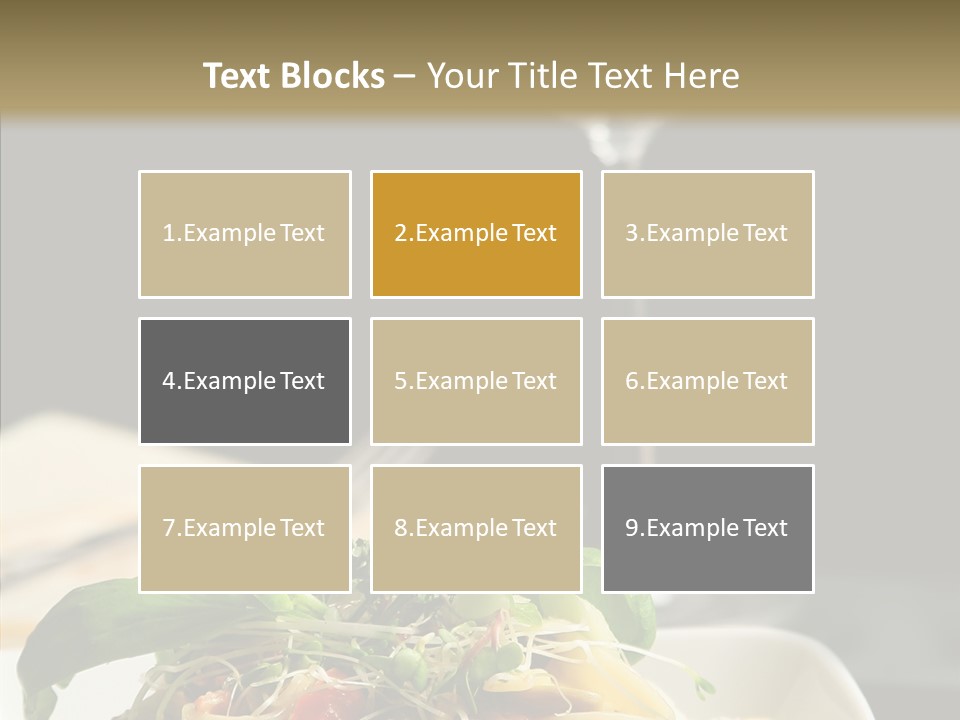 Cheese Dish Plate PowerPoint Template