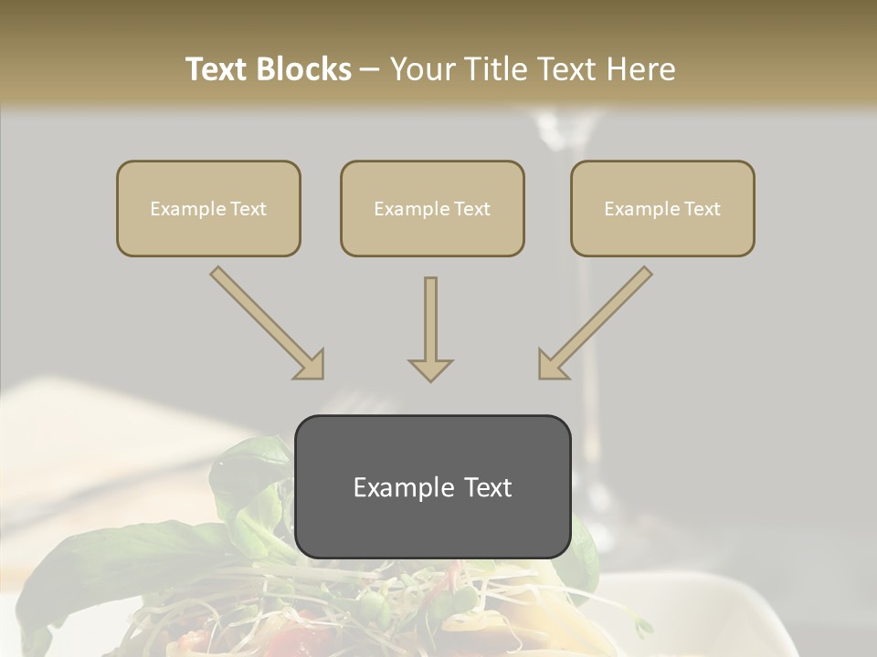Cheese Dish Plate PowerPoint Template