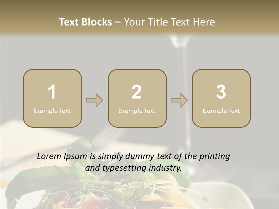 Cheese Dish Plate PowerPoint Template