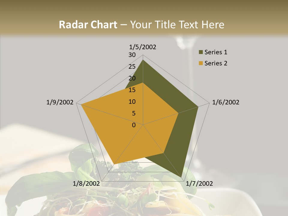 Cheese Dish Plate PowerPoint Template