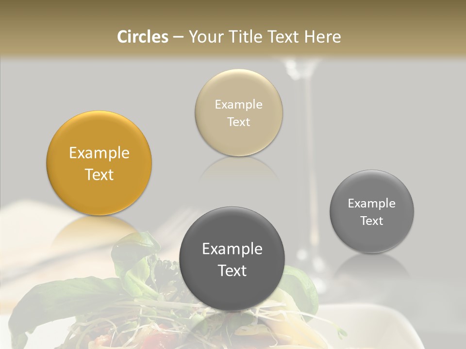 Cheese Dish Plate PowerPoint Template