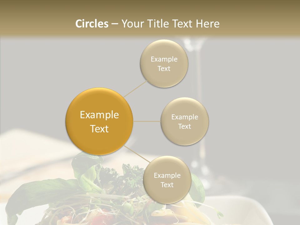 Cheese Dish Plate PowerPoint Template