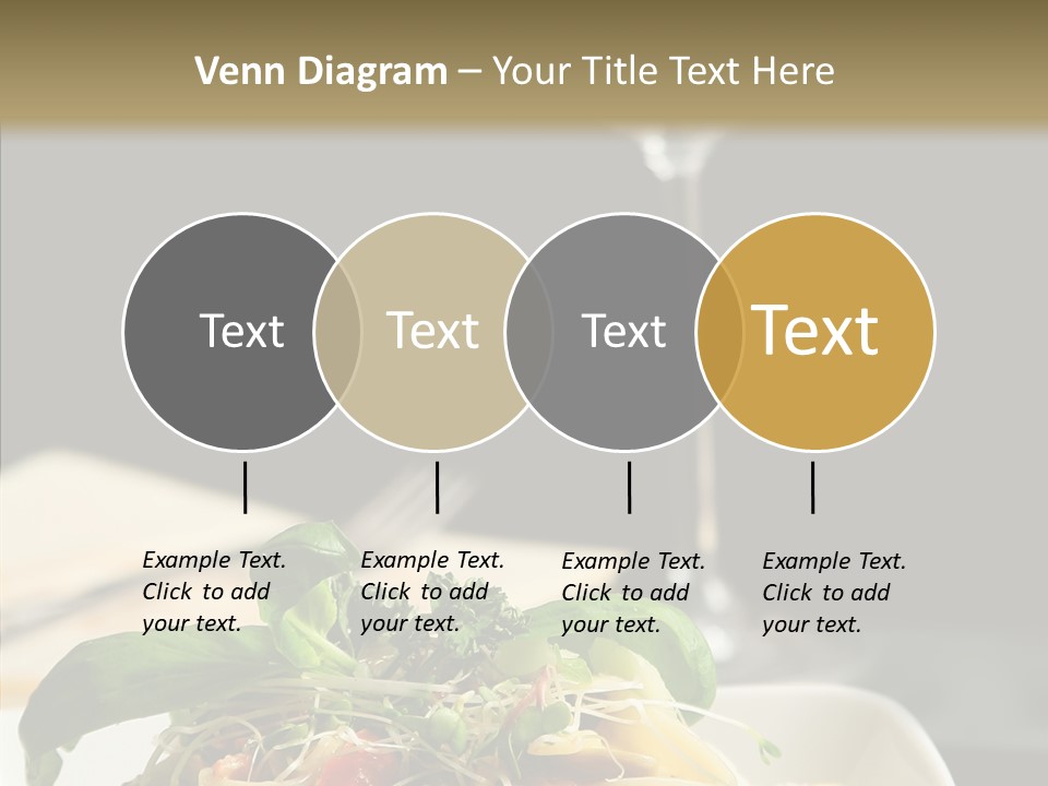 Cheese Dish Plate PowerPoint Template