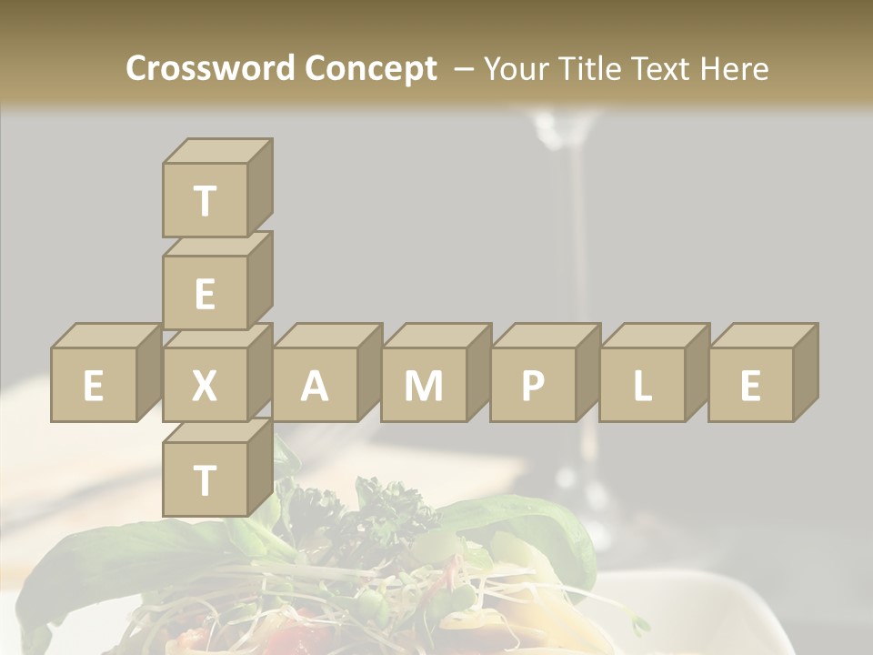 Cheese Dish Plate PowerPoint Template