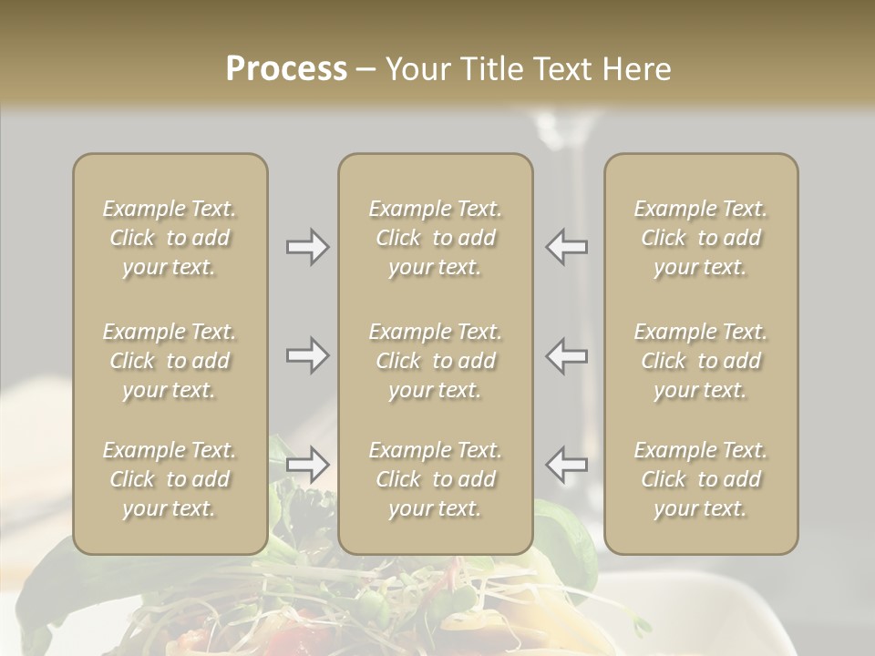 Cheese Dish Plate PowerPoint Template