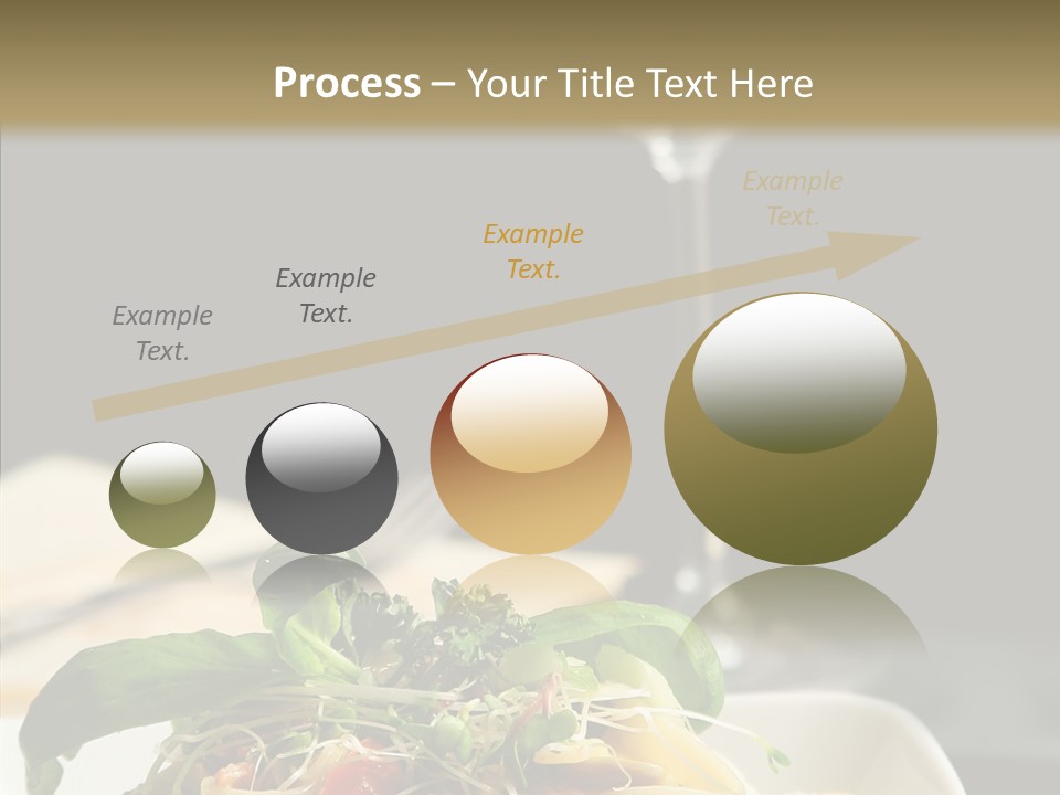 Cheese Dish Plate PowerPoint Template