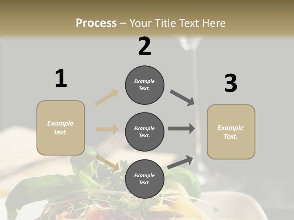 Cheese Dish Plate PowerPoint Template