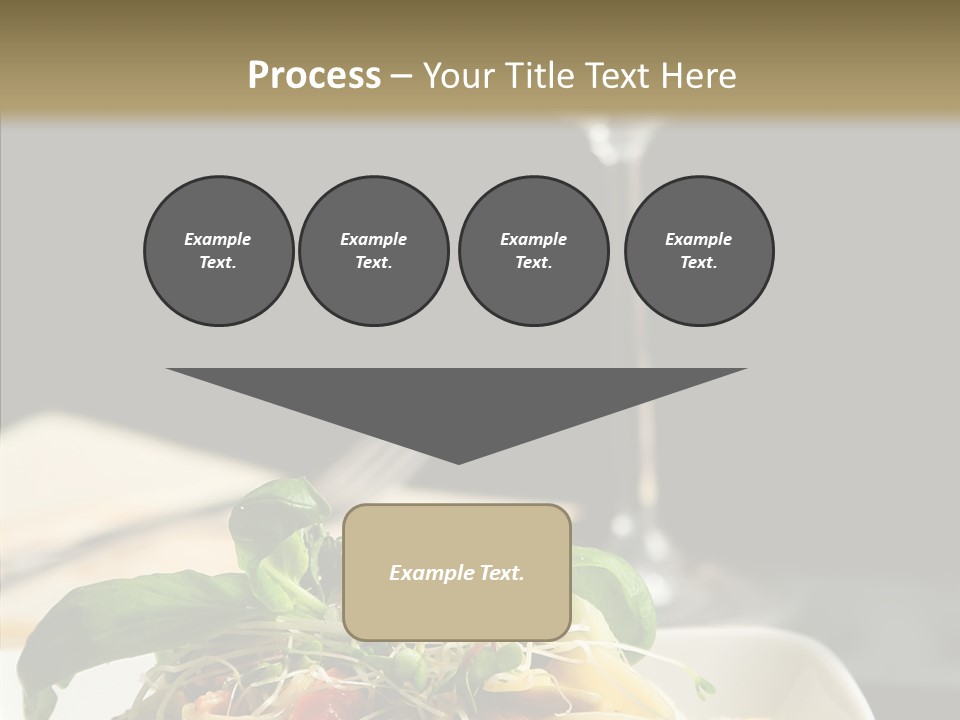 Cheese Dish Plate PowerPoint Template