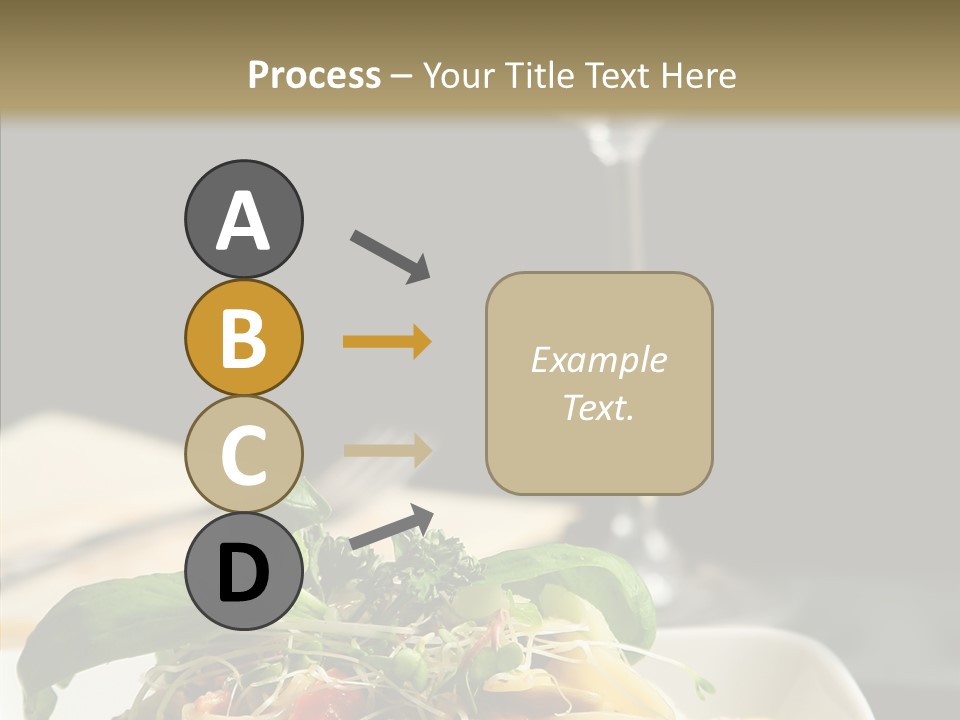 Cheese Dish Plate PowerPoint Template
