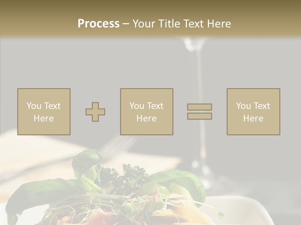 Cheese Dish Plate PowerPoint Template
