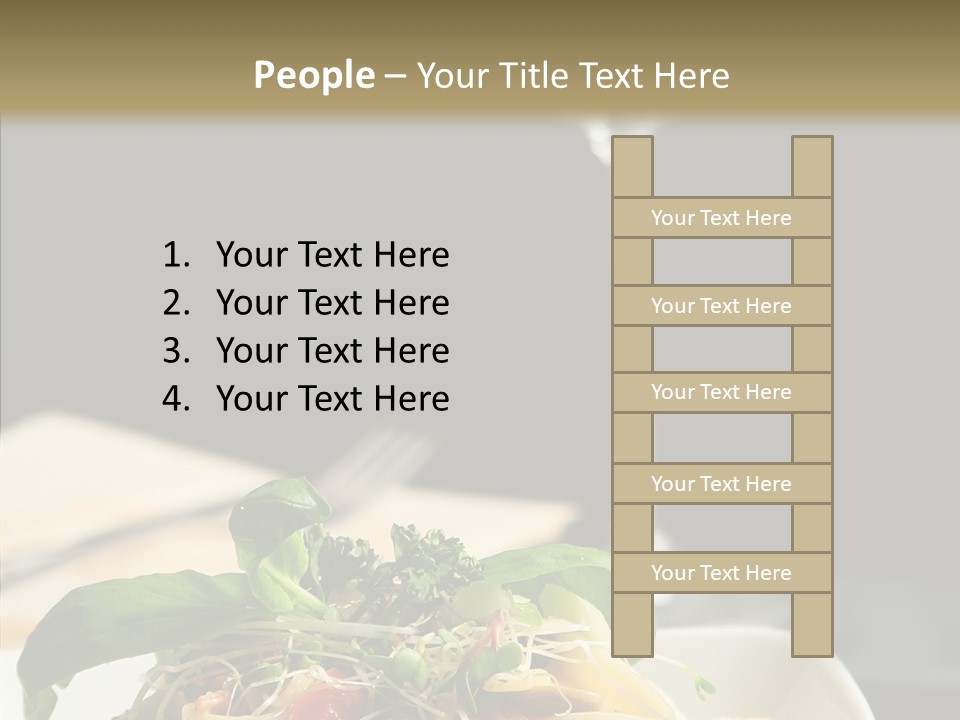 Cheese Dish Plate PowerPoint Template