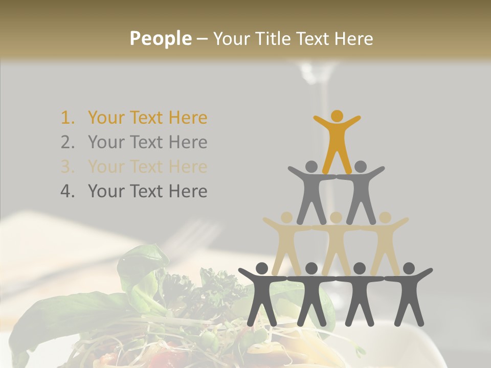 Cheese Dish Plate PowerPoint Template
