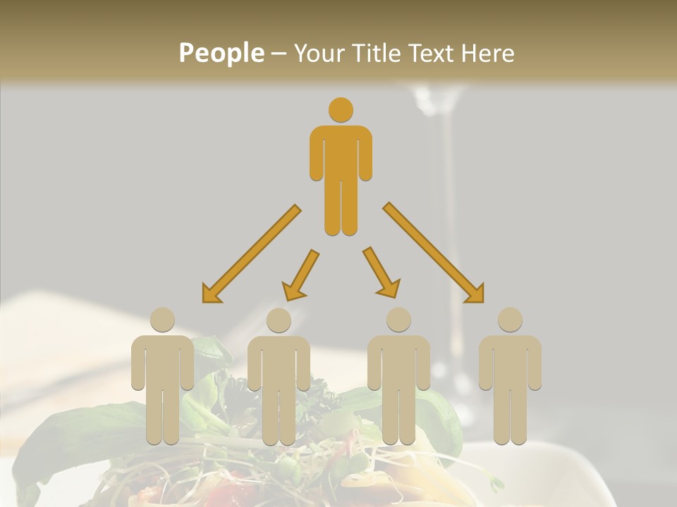 Cheese Dish Plate PowerPoint Template