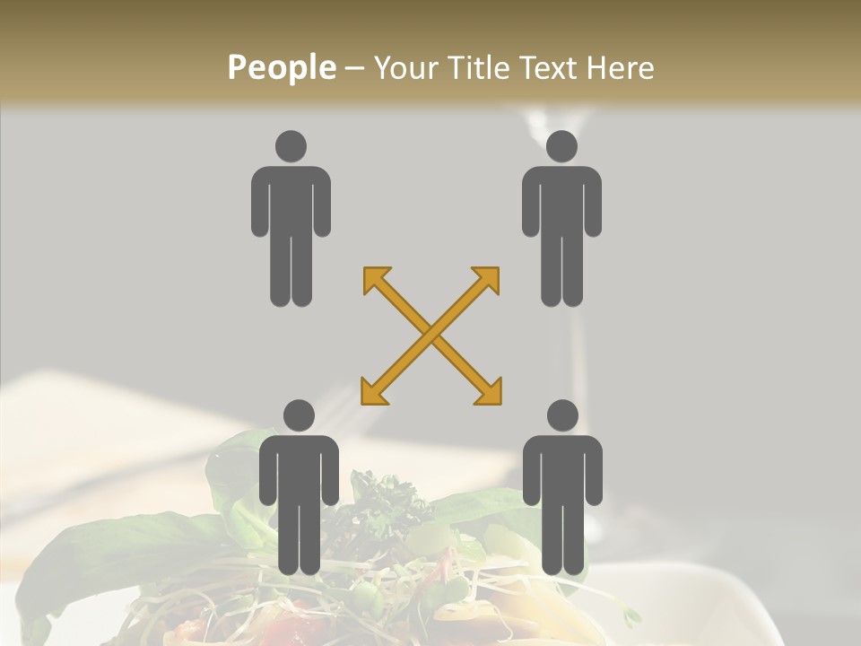 Cheese Dish Plate PowerPoint Template