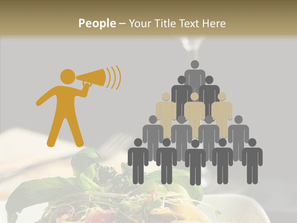 Cheese Dish Plate PowerPoint Template