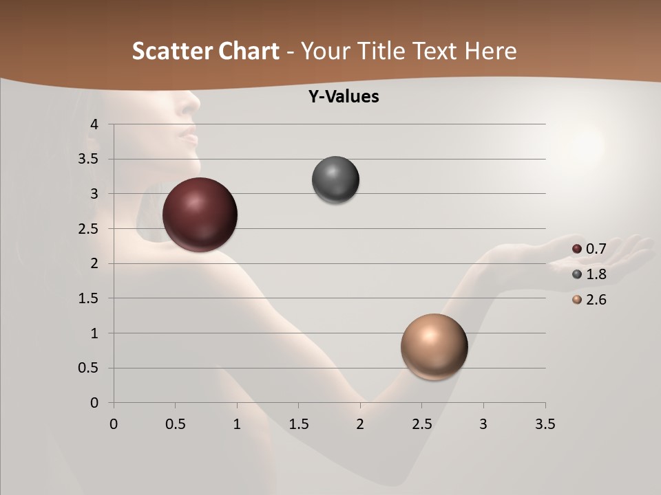 Girl Light Hair PowerPoint Template