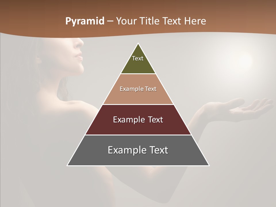 Girl Light Hair PowerPoint Template