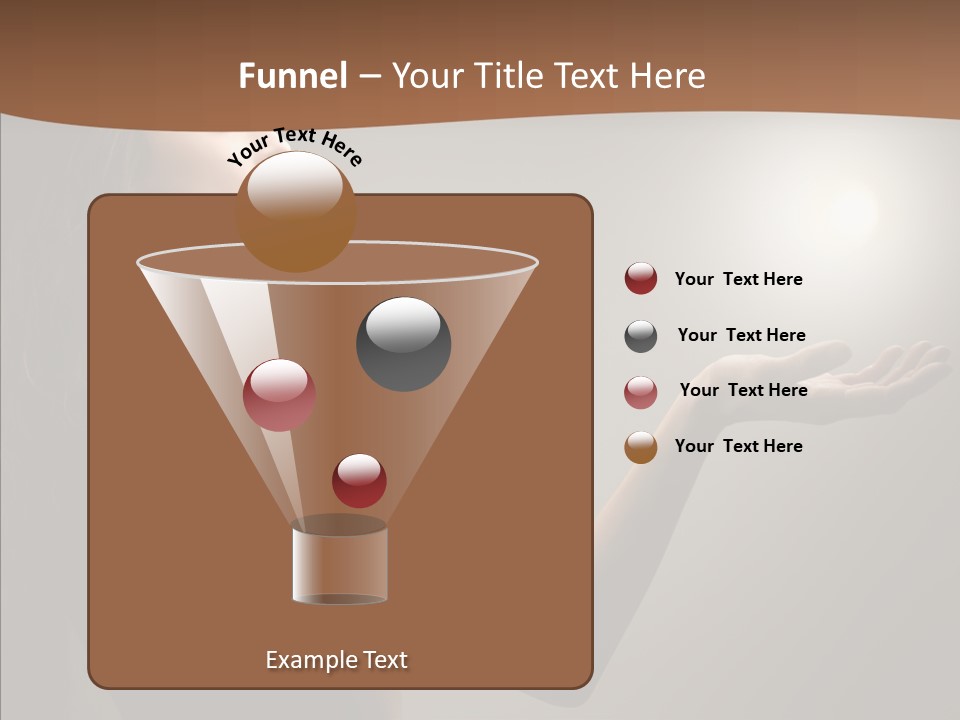 Girl Light Hair PowerPoint Template