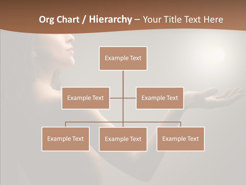 Girl Light Hair PowerPoint Template