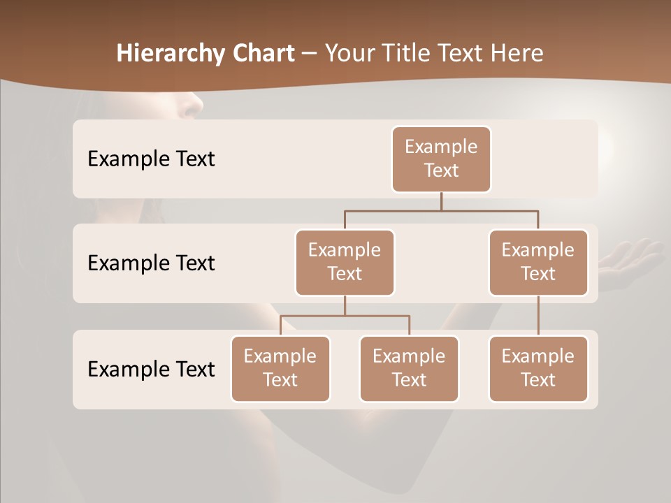 Girl Light Hair PowerPoint Template