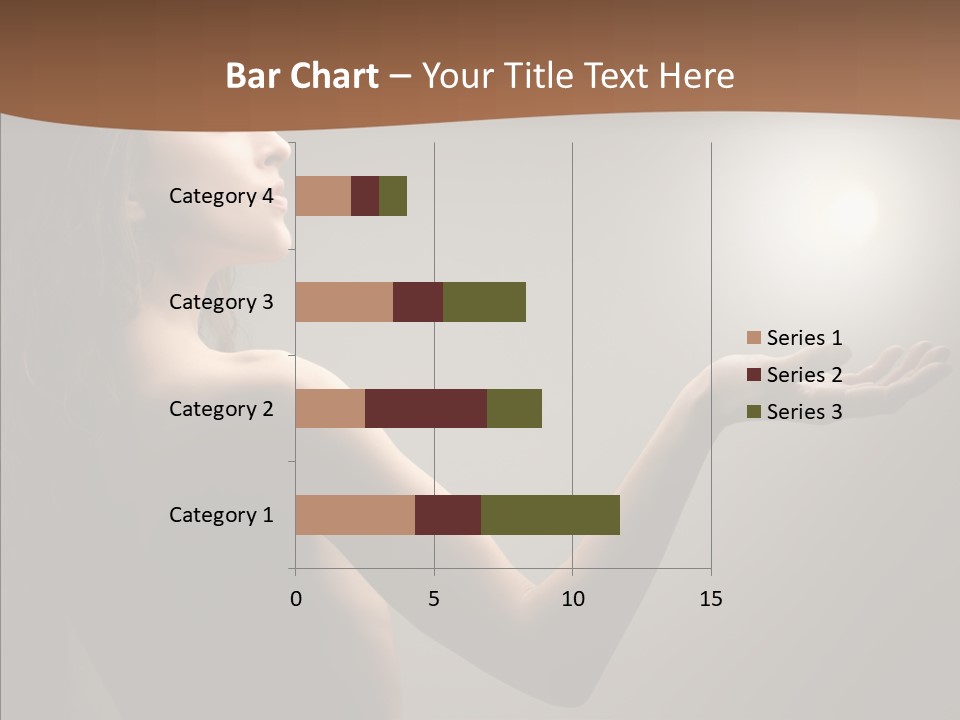 Girl Light Hair PowerPoint Template