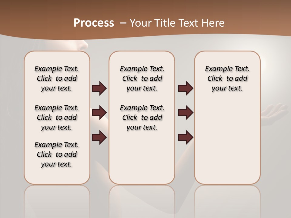 Girl Light Hair PowerPoint Template