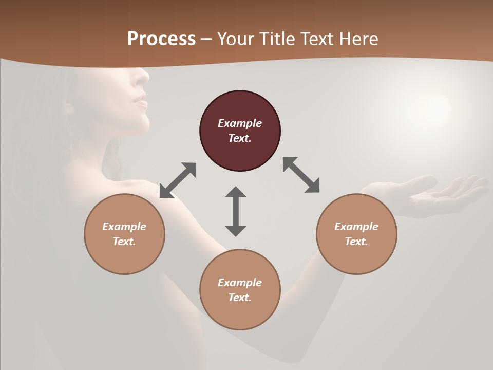 Girl Light Hair PowerPoint Template