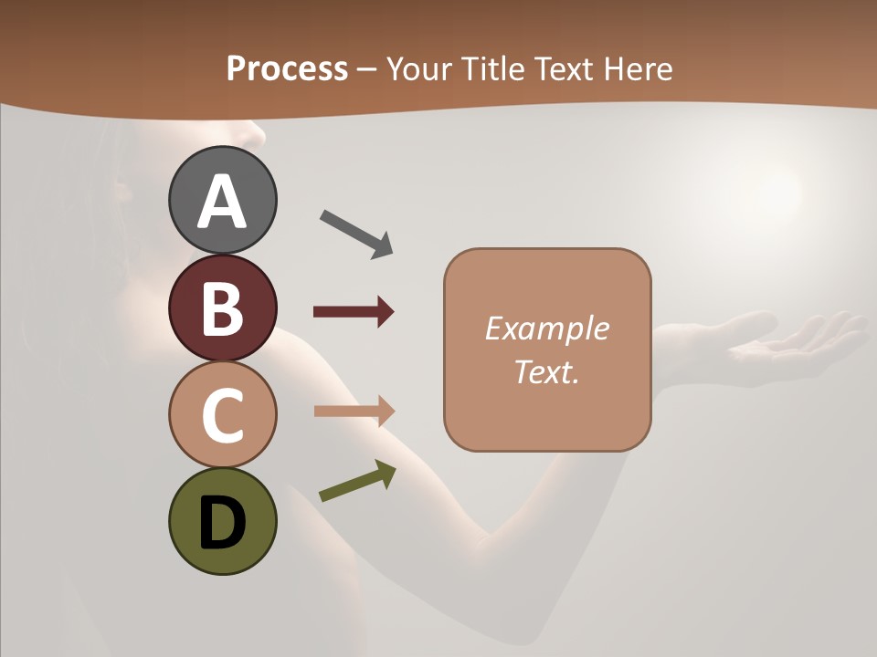 Girl Light Hair PowerPoint Template