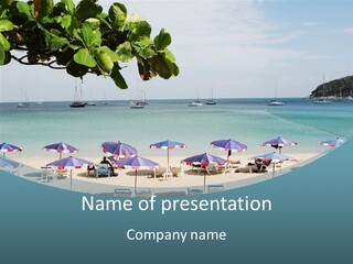 Row Thai Tourism PowerPoint Template