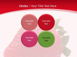 Juicy Red Strawberry PowerPoint Template