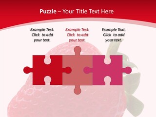Juicy Red Strawberry PowerPoint Template