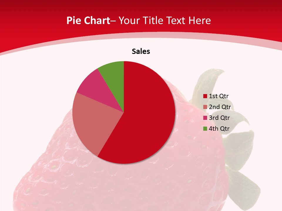 Juicy Red Strawberry PowerPoint Template