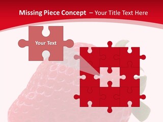 Juicy Red Strawberry PowerPoint Template