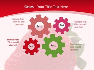 Juicy Red Strawberry PowerPoint Template