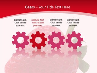 Juicy Red Strawberry PowerPoint Template