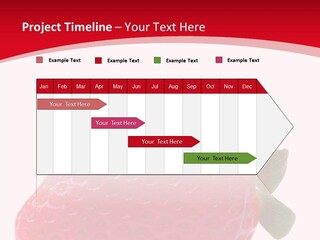 Juicy Red Strawberry PowerPoint Template
