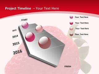 Juicy Red Strawberry PowerPoint Template