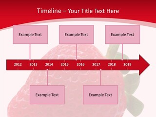 Juicy Red Strawberry PowerPoint Template