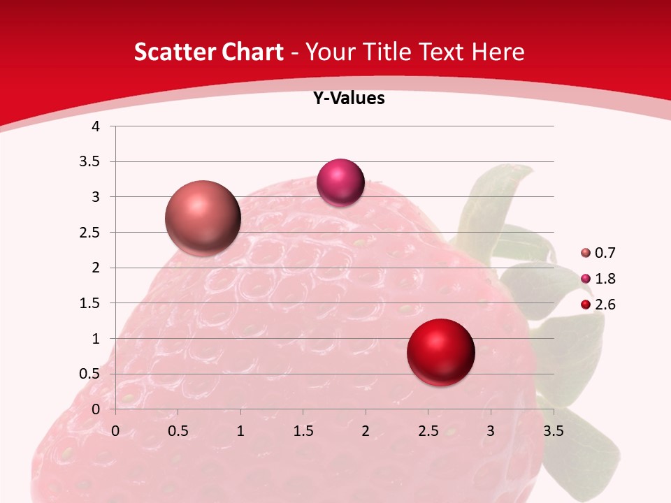 Juicy Red Strawberry PowerPoint Template