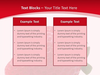 Juicy Red Strawberry PowerPoint Template