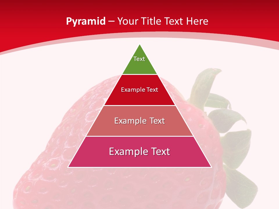 Juicy Red Strawberry PowerPoint Template