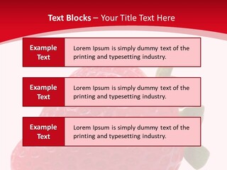 Juicy Red Strawberry PowerPoint Template
