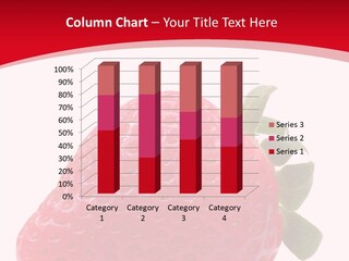 Juicy Red Strawberry PowerPoint Template