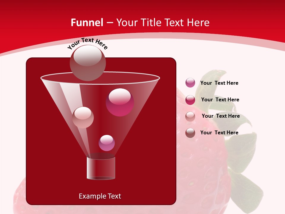 Juicy Red Strawberry PowerPoint Template