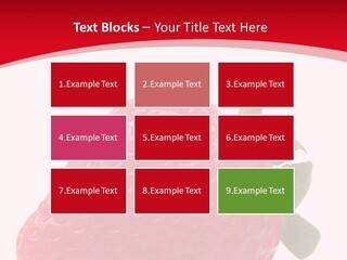 Juicy Red Strawberry PowerPoint Template