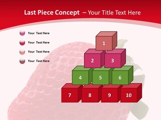 Juicy Red Strawberry PowerPoint Template